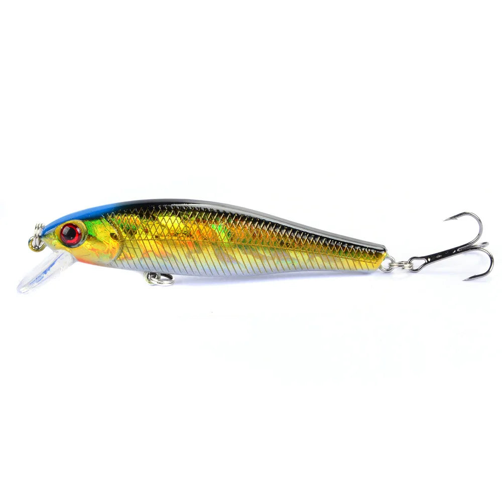 Olive Gold Flash - Sinking Minnow Jerkbait (9.2g)